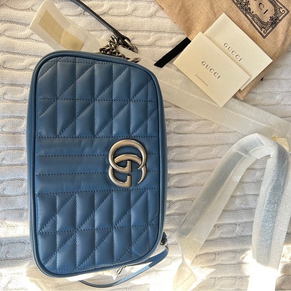 Gucci GG Marmont Quilted Shoulder Bag - Picture 8 of 14